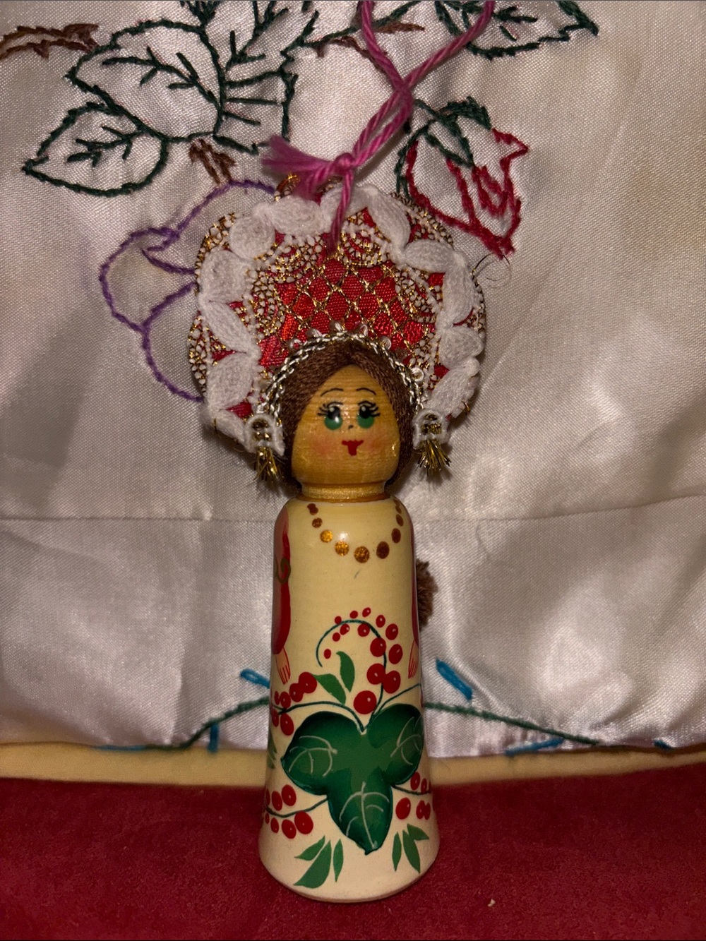 Vintage Russian Doll Ornament!